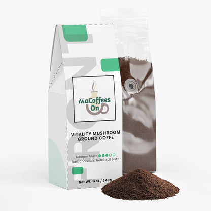 Vitality Mushroom Coffee (Medium Roast)